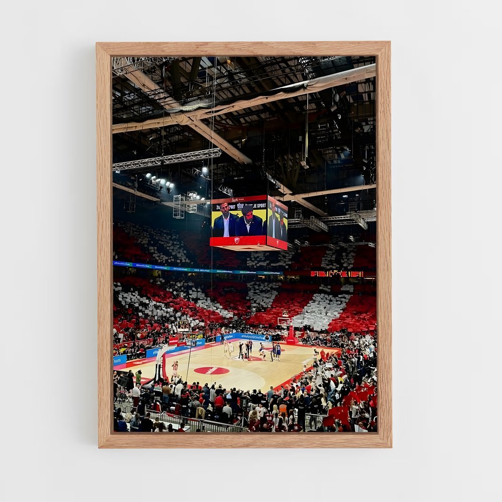 Poster Red star belgrade – affiche Basketball (vue 4)